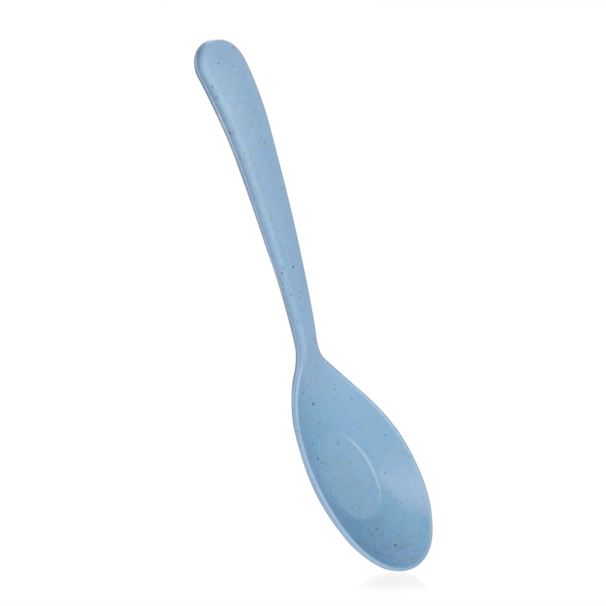 Soup Spoon Eco-friendly Long Handle Plastic Microwave-Blue