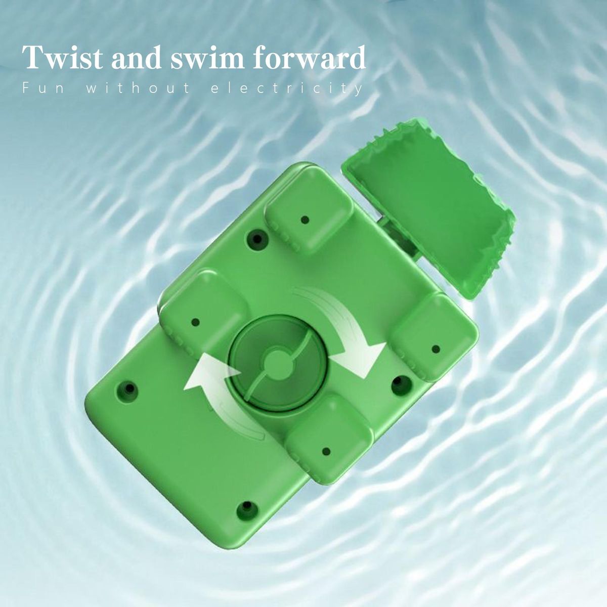 Baby Bath Toy Bathroom Bathtub Shower Wind-up Toy Green