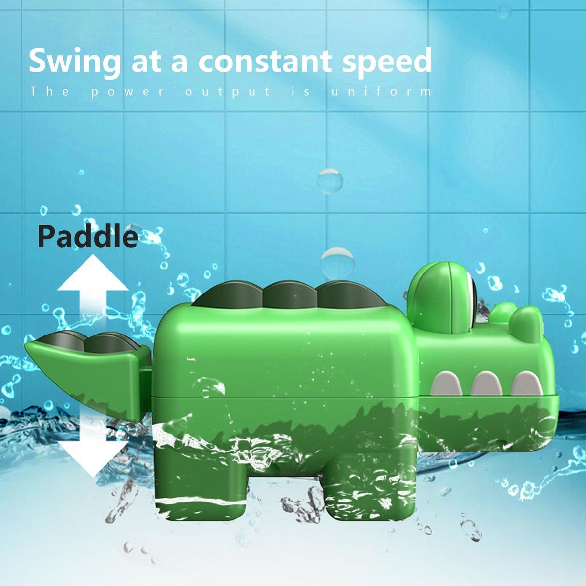 Baby Bath Toy Bathroom Bathtub Shower Wind-up Toy Green