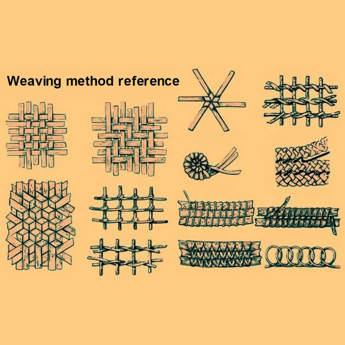 8mm Flat Rattan Woven Fabric, Synthetic Rattan Repair Woven