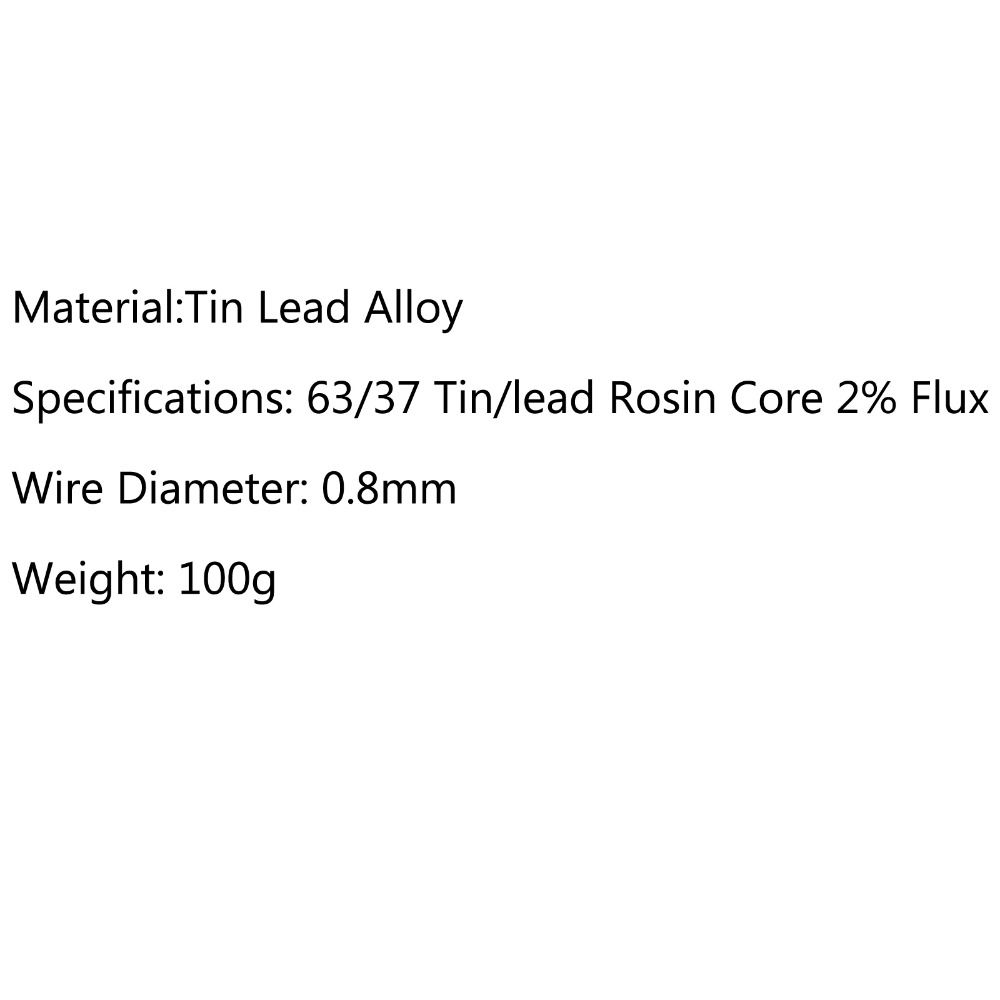 Flux Core Wire Areyourshop Welding Sale 100g Tin 2% Soldering Promotion High 63/37 Solder Quality Reel Welding 0.8mm Rosin Lead