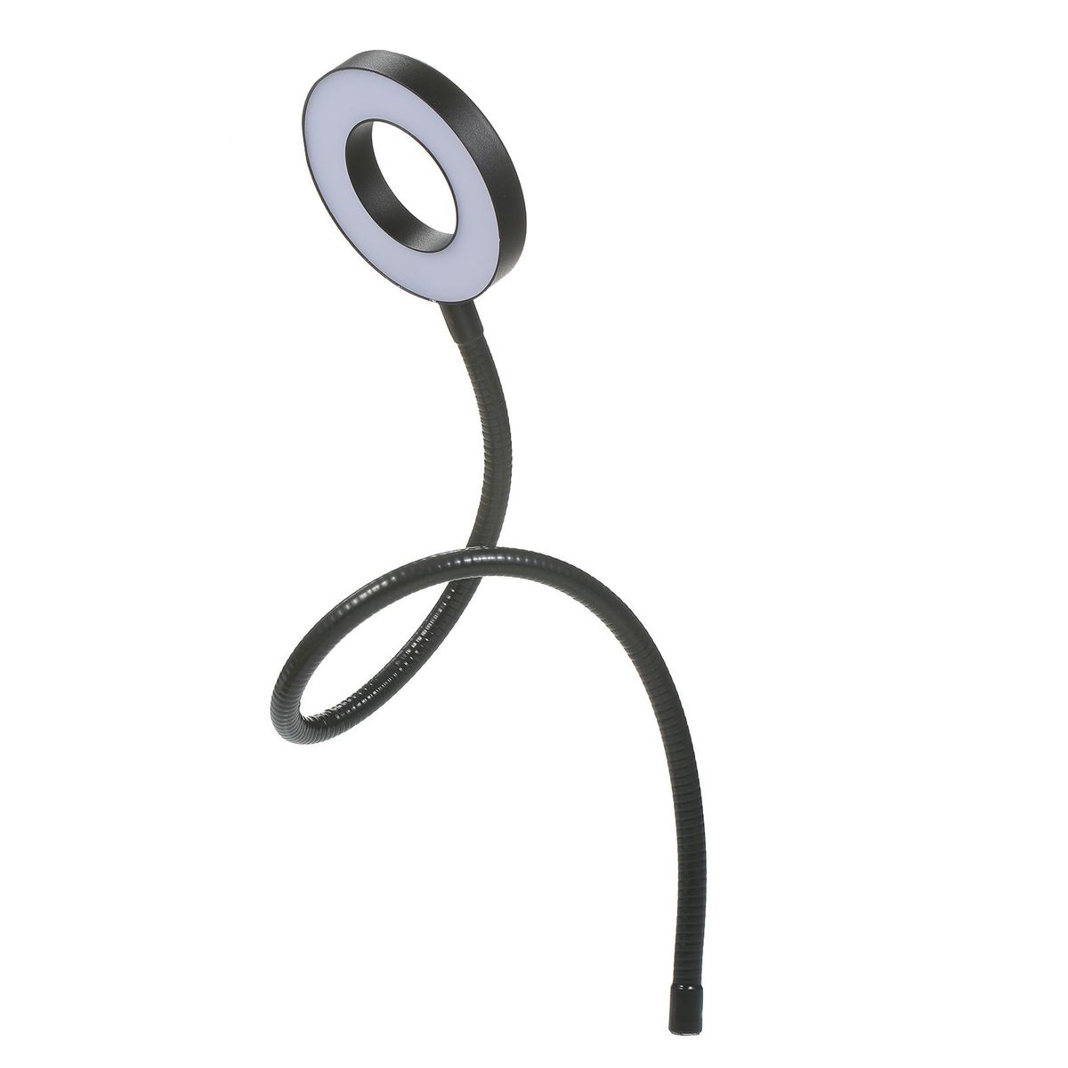 LED Grow Ring Light for Indoor Plants with 3 Light Modes 10 Levels Brightness USB Powered Inserted Plant Growing Lamps with Flexible Metal Hose for Succulent Plants Seedlings Flowers