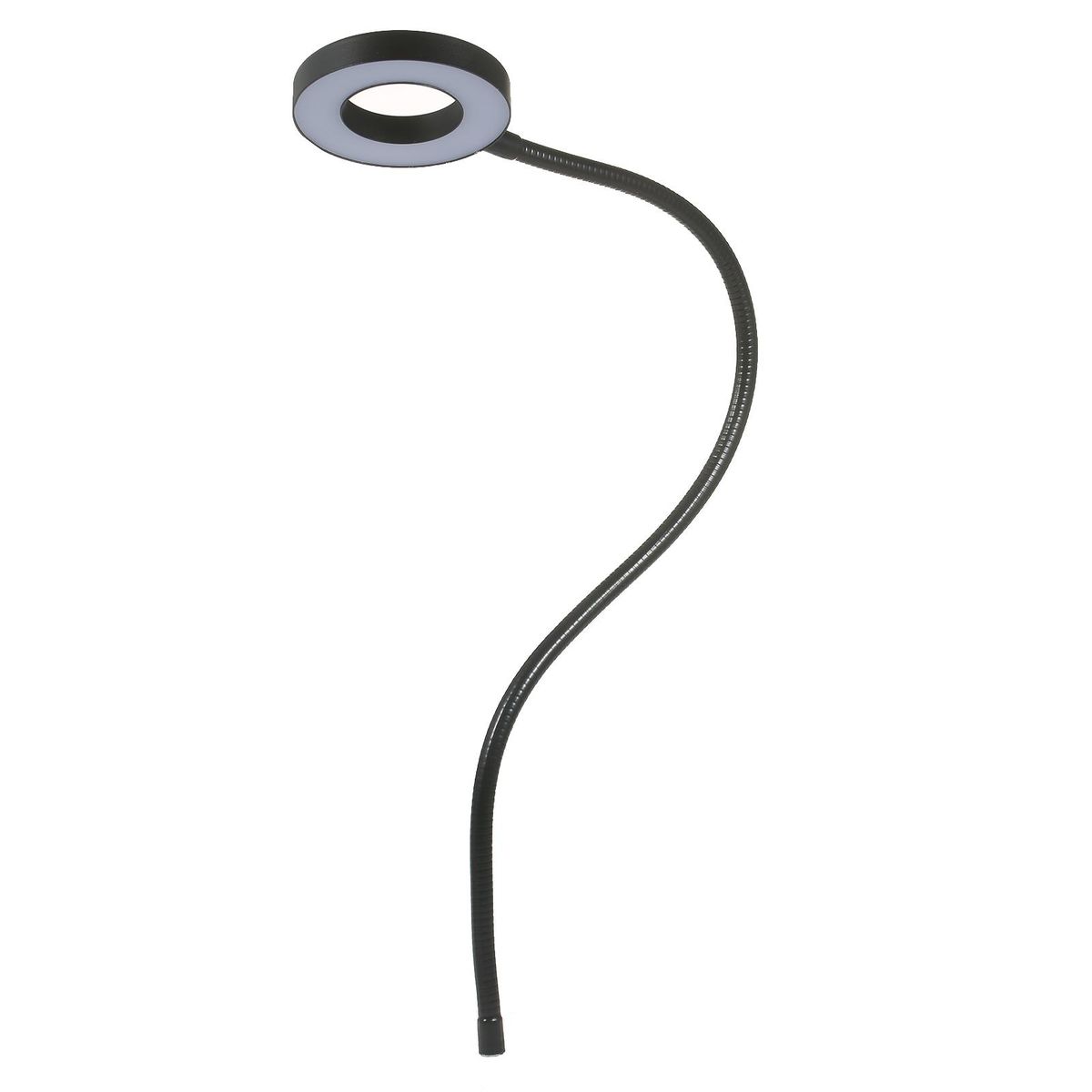 LED Grow Ring Light for Indoor Plants with 3 Light Modes 10 Levels Brightness USB Powered Inserted Plant Growing Lamps with Flexible Metal Hose for Succulent Plants Seedlings Flowers
