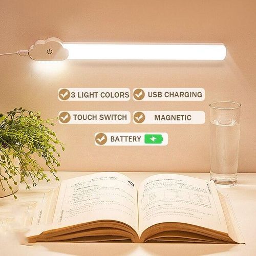LED Night Light Hanging Magnetic Stepless Dimming Wireless USB Recharge Closet Kitchen Bedroom Wall Lights Reading Desk Lamp