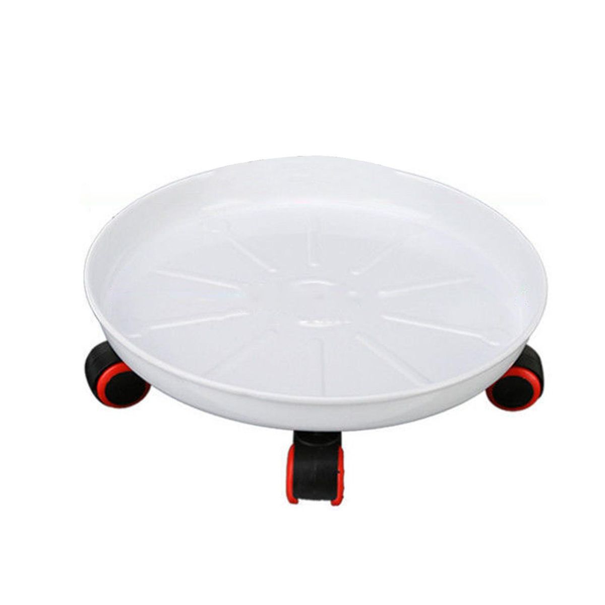 Plant Base Tray Labor-saving Flower Pot Saucer White
