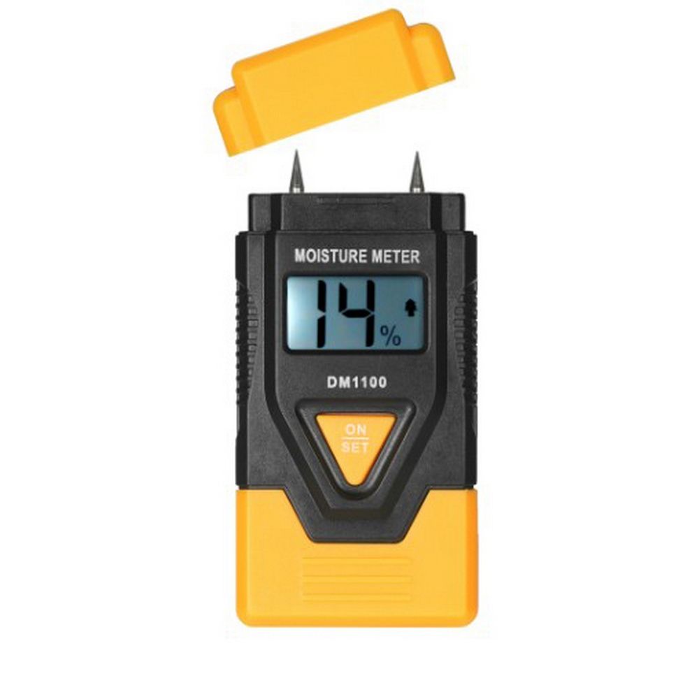 LED Concrete Humidity Meter 3 In 1 Digital Wood Cardboard Mixed Soil Moisture Meter Hygrometer Density Detector Measuring Tool