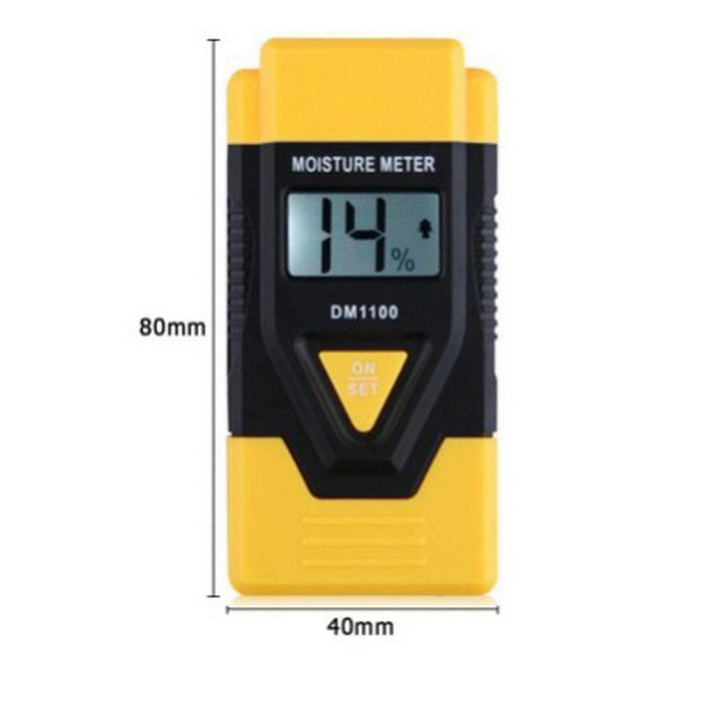 LED Concrete Humidity Meter 3 In 1 Digital Wood Cardboard Mixed Soil Moisture Meter Hygrometer Density Detector Measuring Tool