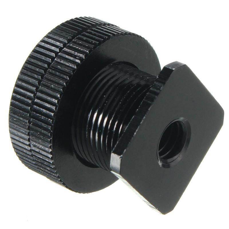 Cold Hot Shoe Adapter 5/8'' 1/4'' Screw Camera XLR Microphone Mic Mount Bracket Hot