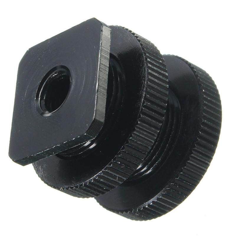 Cold Hot Shoe Adapter 5/8'' 1/4'' Screw Camera XLR Microphone Mic Mount Bracket Hot
