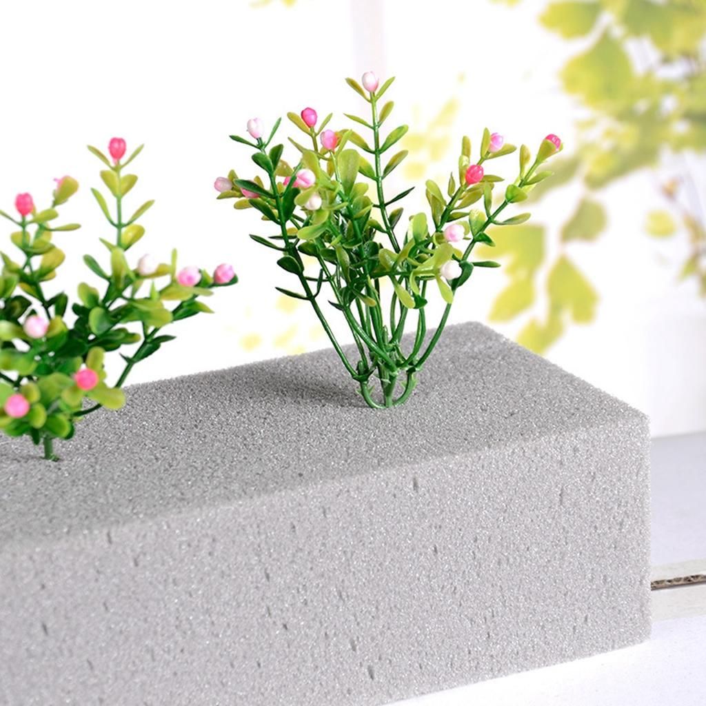 2 Pcs Floral Foam Bricks Dry / Fresh Inserting Flowers Mud Floral Foam