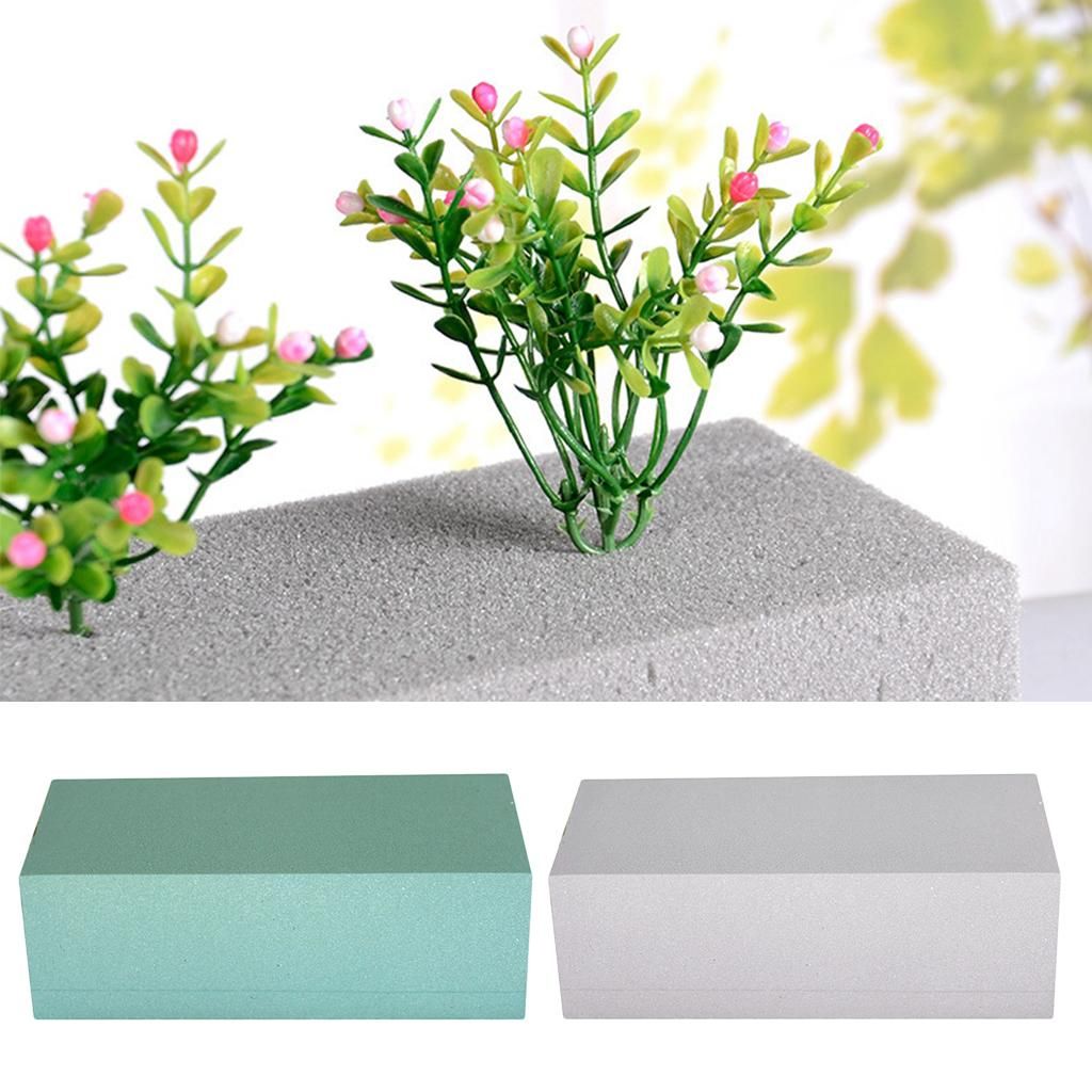 2 Pcs Floral Foam Bricks Dry / Fresh Inserting Flowers Mud Floral Foam