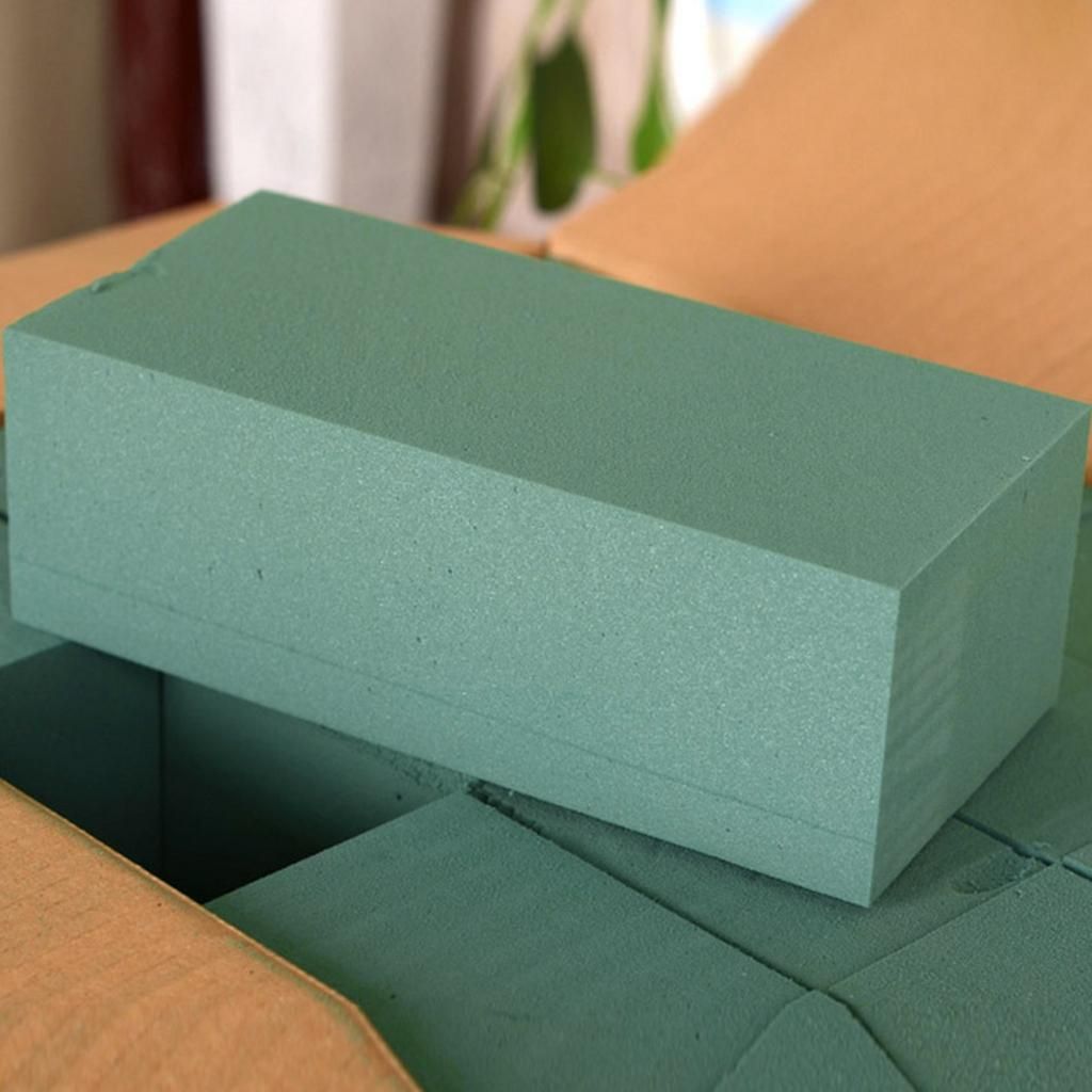 2 Pcs Floral Foam Bricks Dry / Fresh Inserting Flowers Mud Floral Foam