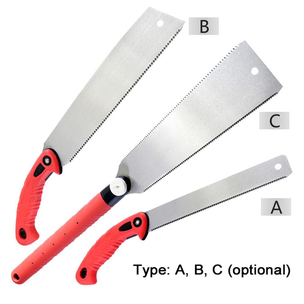 Multifunction Hand Saw TRP Handle Felling Saw Handheld Woodworking Tool for Tenon Wood Bamboo Plastic Cutting