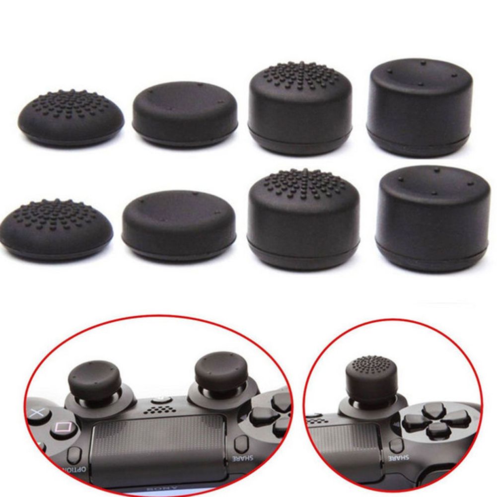 8Pcs Silicone Thumb Stick Grip Cover Cap Joystick For PS4-