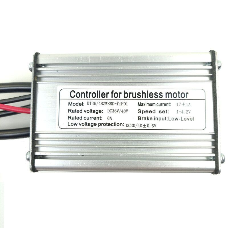 SOMEDAY 36V/48V 17A 250W/350W Square Wave Controller Electric Bicycle Standard KT Series Motor Conversion Kit Without Lights Scooter Controller