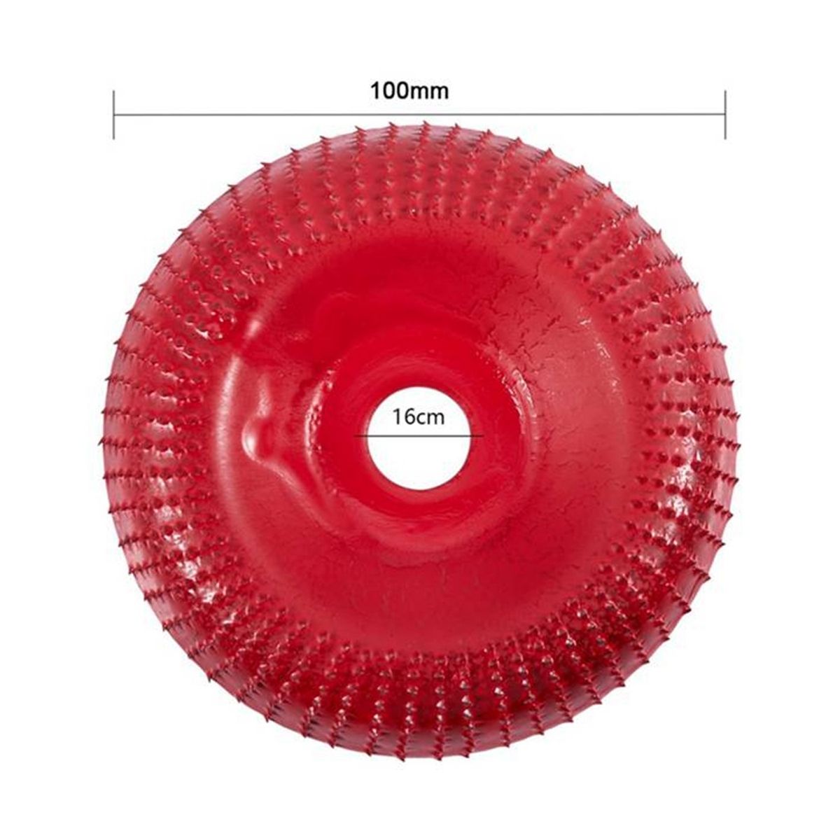 100mm Wooden Angle Grinding Wheel Sanding Engraving Rotary Tool Disc Angle Grinder Tungsten Carbide Coated Bore Shaping