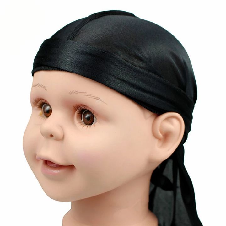 New Kids Plain Black Titan Durag