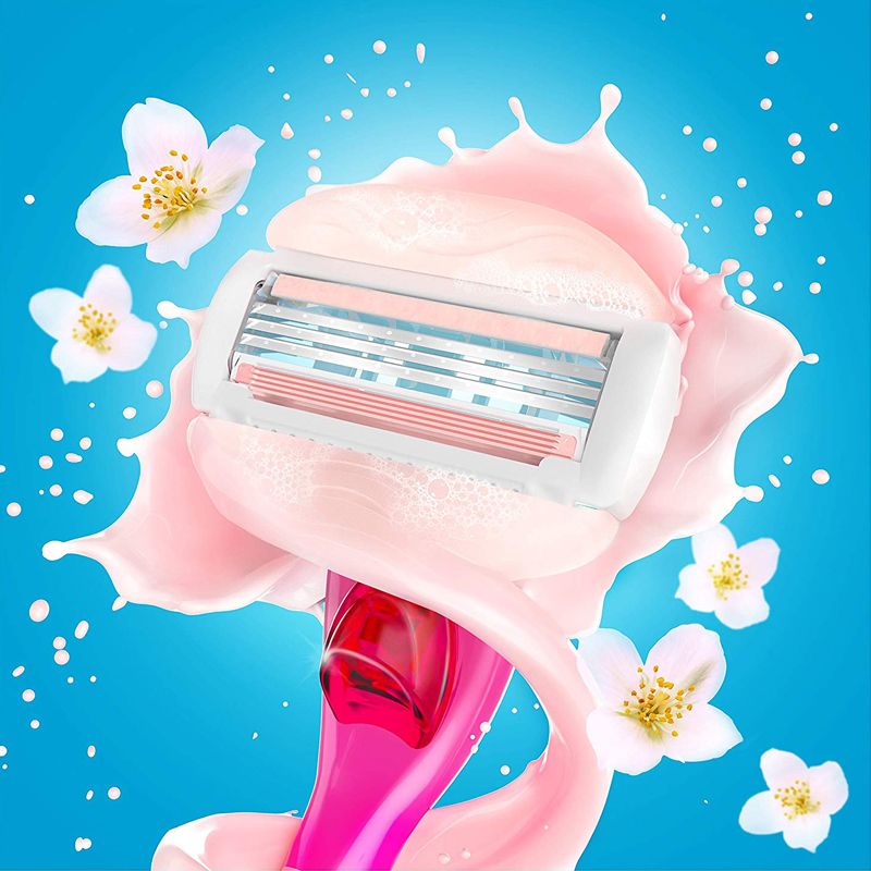 Gillette Venus Breeze Shaving Razors Authentic Pink White