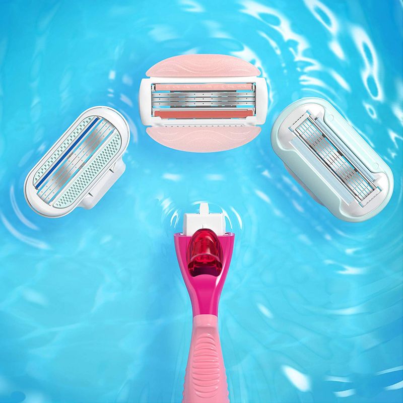 Gillette Venus Breeze Shaving Razors Authentic Pink White