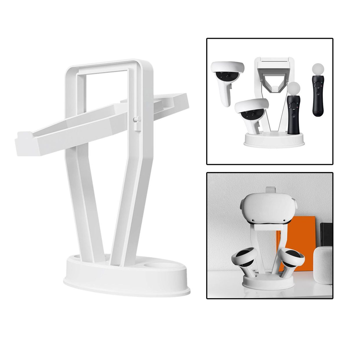 Upgraded Controller Stand Storage Mount For Oculuss Quest 2/PS White