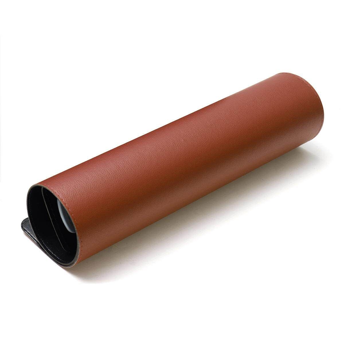 220V Office Home Desk Heated Pad Table Mouse Mat Hand Warmer Waterproof Brown