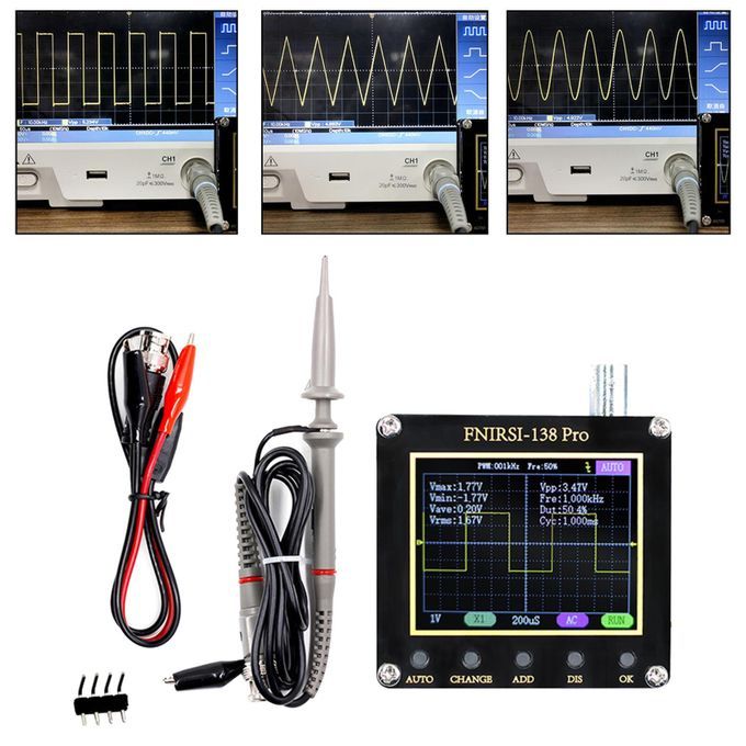 Multifunction Digital Oscilloscope  1 Battery 1 Probe
