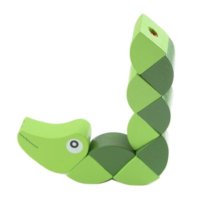 Single-Tailed Crocodile Twisting Game Babies Hand-Eye-