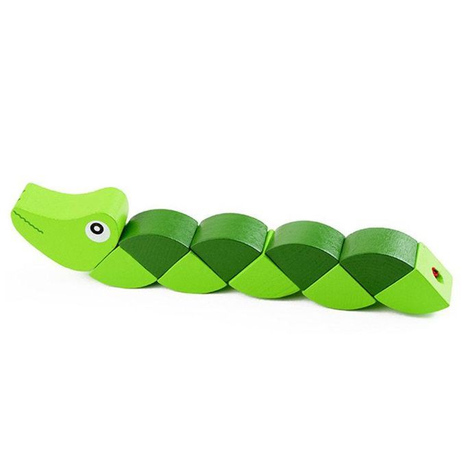Single-Tailed Crocodile Twisting Game Babies Hand-Eye-