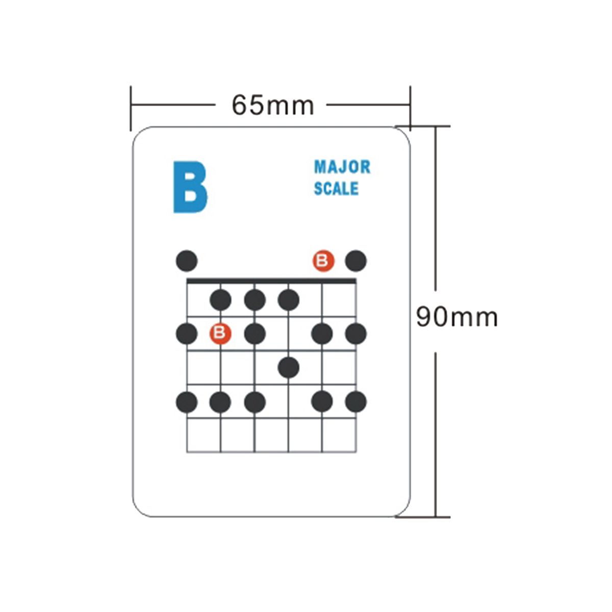 Guitar Chord and Scale Learning Cards,49Pcs Guit