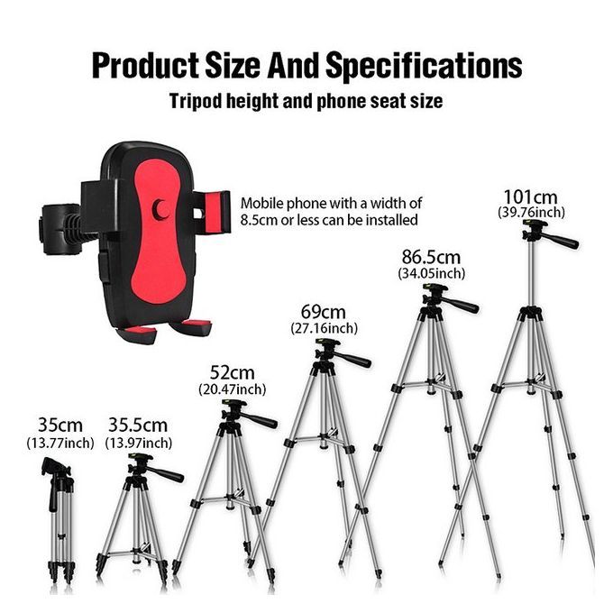 10 Inch LED Ring Light Multi-function Adjustable Tripod