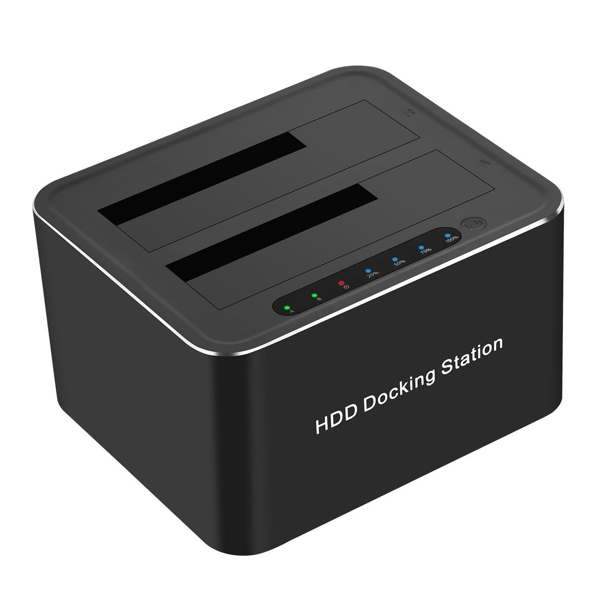 Dual-bay Hard Disk Drive Docking Station For 2.5'' And 3.5'' HDD SSD SATA To USB 3.0 HDD Docking Station