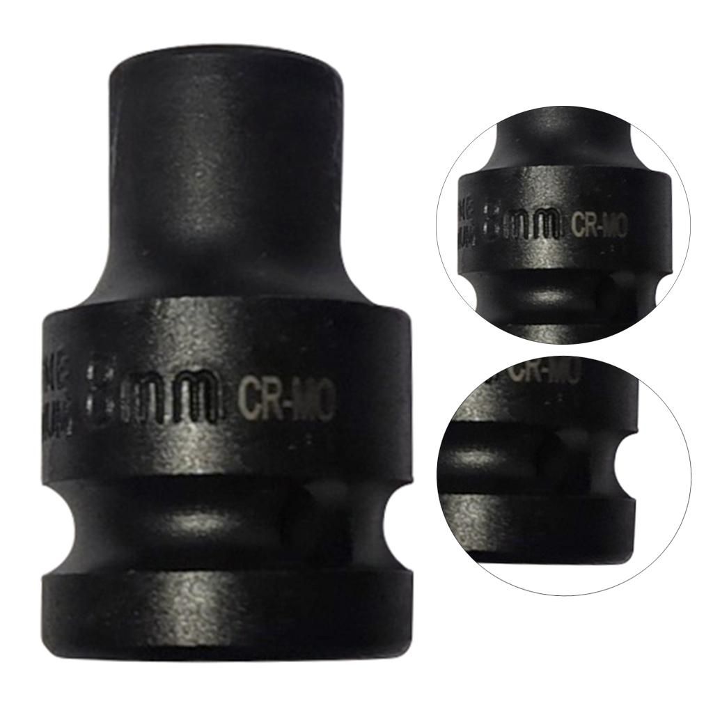1/2" Drive 8mm Deep Metric 6 Point Universal Impact Socket Tool 38mm