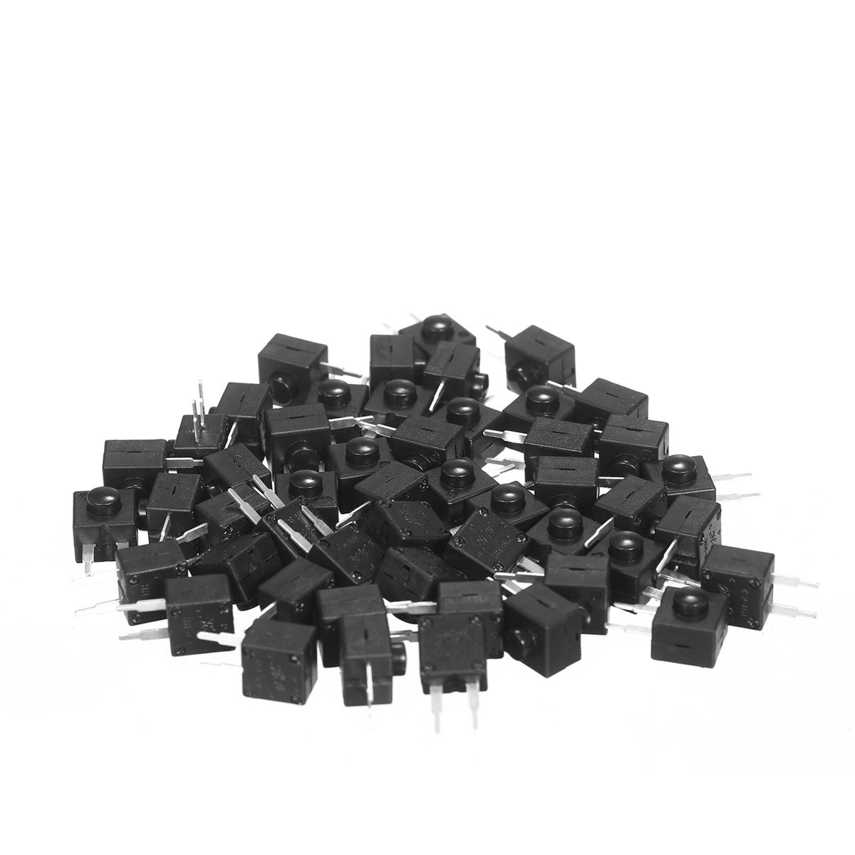 50PCS Rechargeable Flashlight Switch 4mm Push Button Micro