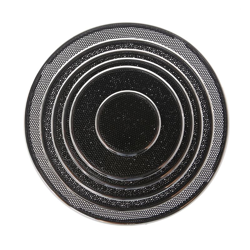QAIXAG 2 Pcs 1 2 3 4 5 6.5 Inch Speaker Steel Mesh Round