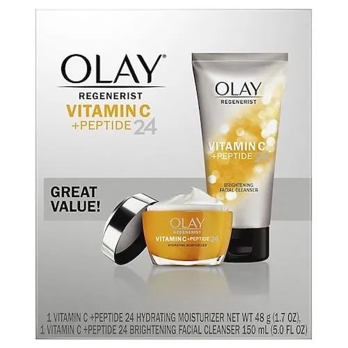 Regenerist Vitamin C Moisturizer + Peptide 24 Facial Cleanser Duo Pack - 48g / 150ml