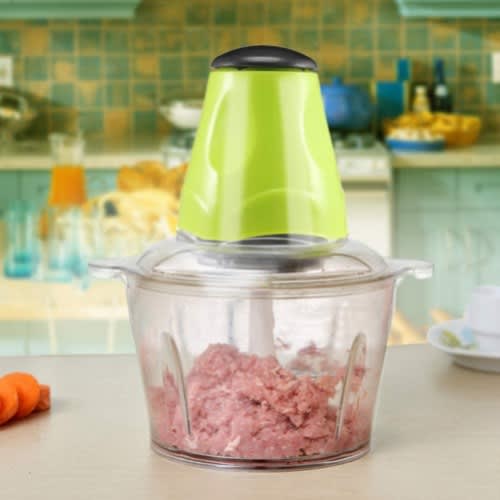 2l Powerful Multifunctional Household Stainless Steel Meat Grinder, Food Processor - 250W