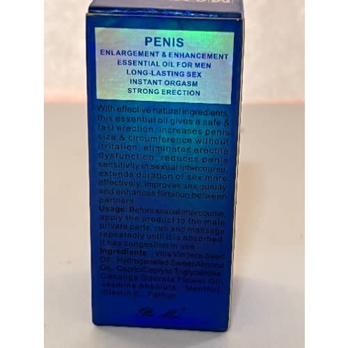 Max Man - Men Penis Enlargement Massage Essential Oil - 30ml