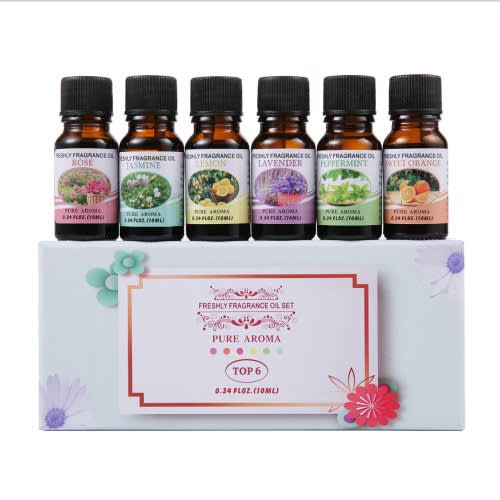 10ml Essential Oil - Natural Plant Pure Aroma Fragrance Oil - 6pieces Set