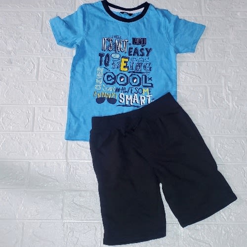 Boys Casual Cool Tshirt And Short Set