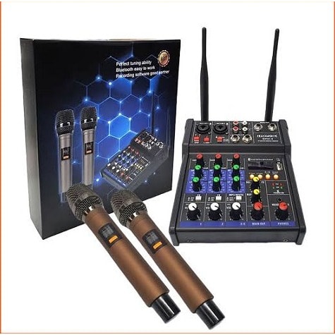 4-channel Mixer With Wireless Microphone