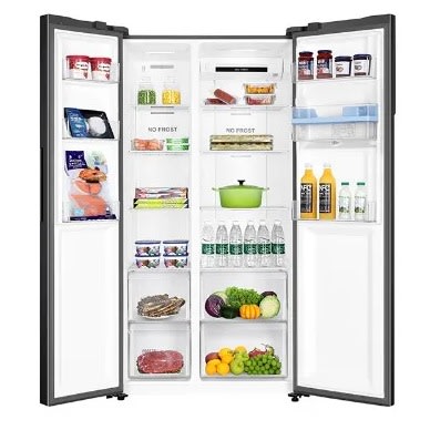 540L Side By Side Refrigerator With Twin Inverter Technology Hrf-540sg6