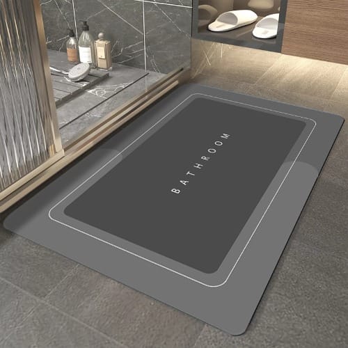 Absorbent Bathroom Door Mat - Square