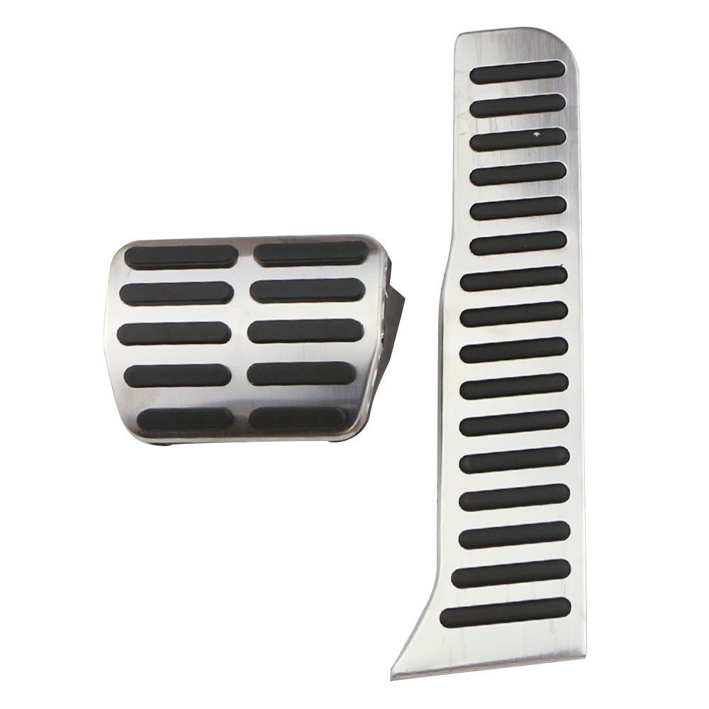 Stainless Steel Car Pedals Accelerator Brake Rest Pedal Cover For Volkswagen VW CC Passat