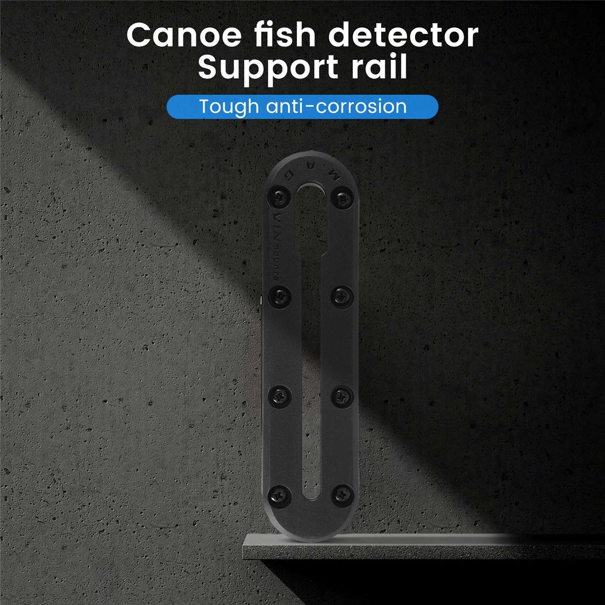 Kayak Slide Track Rails Bracket DIY Accessories Fishing Rod Holder Mounting Base Rack Compatible RAM