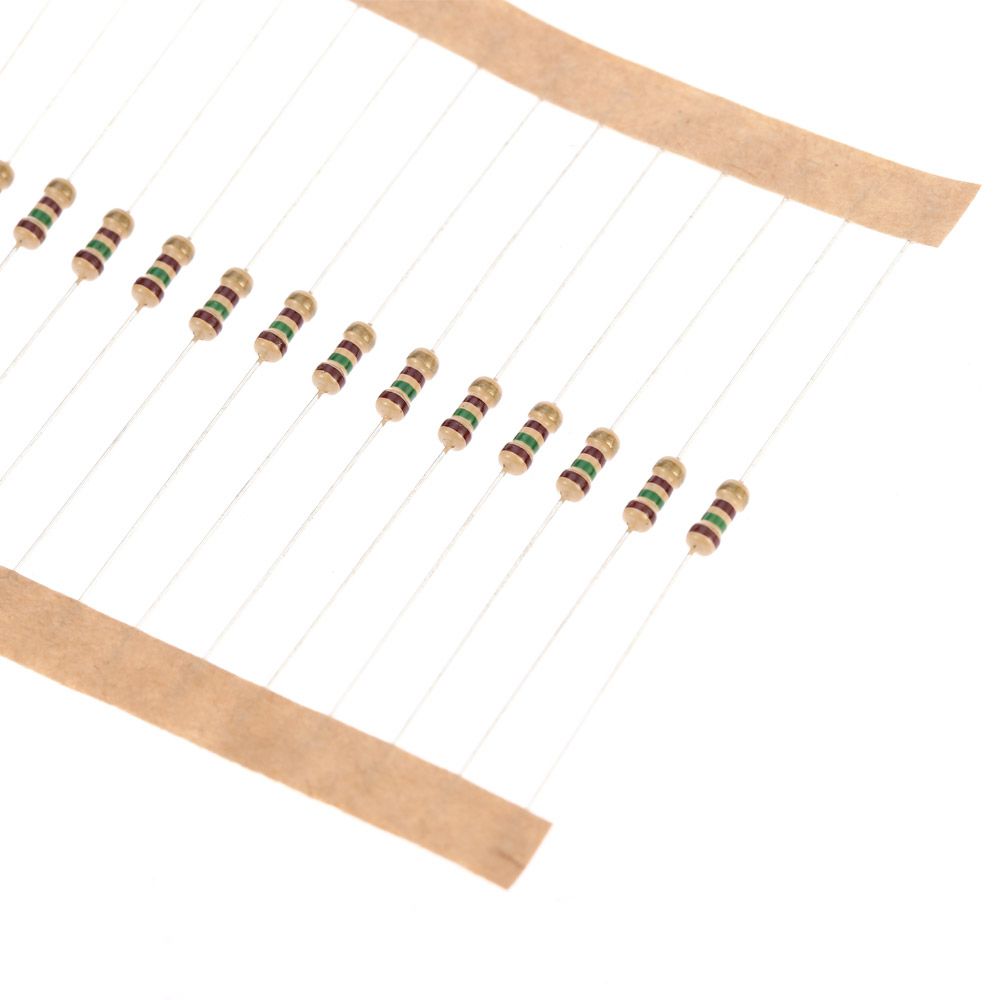 860pcs 1 Ohm-1M Ohm 1/4W Carbon Film Resistors Assortment