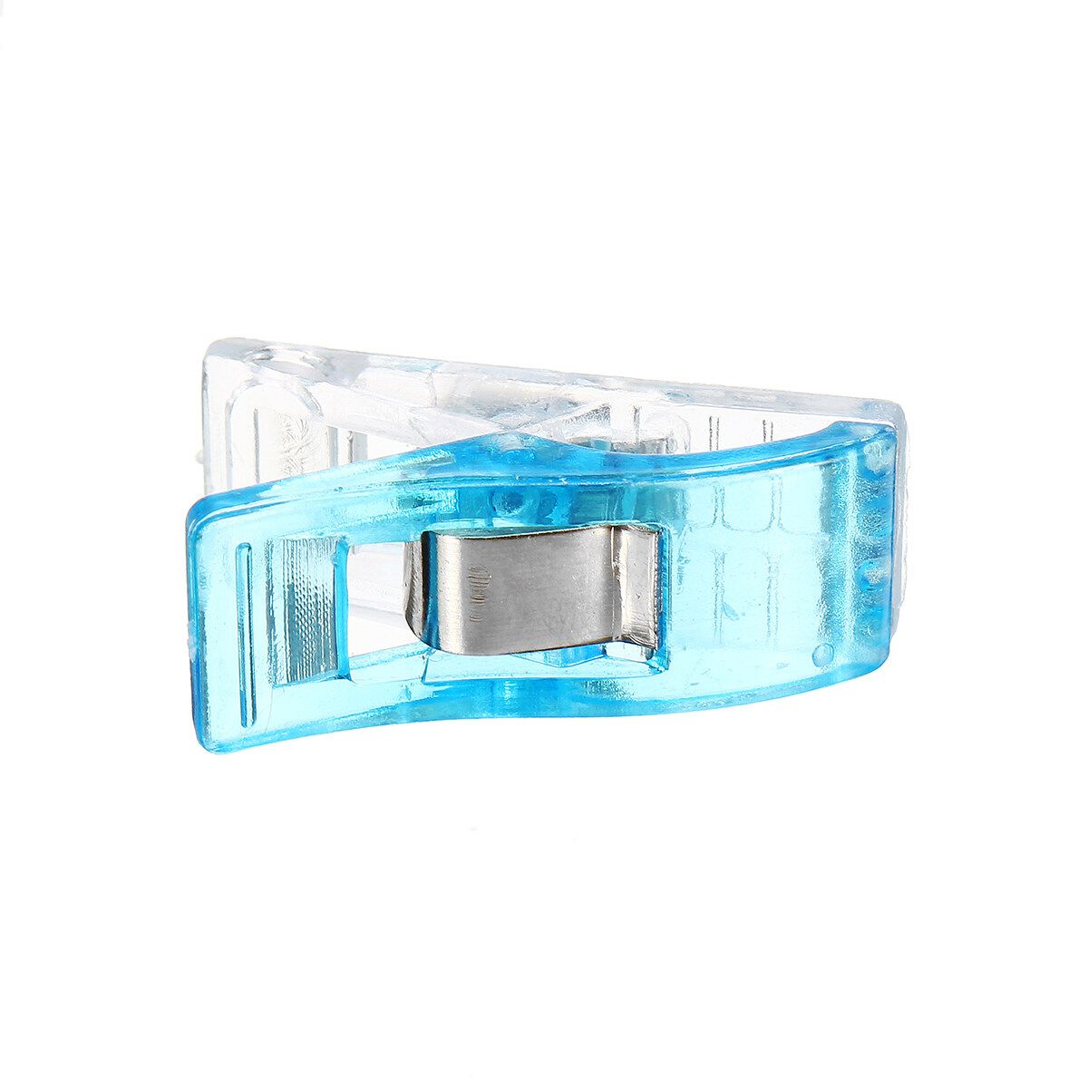 100PCS Sewing Craft Quilt Binding Sewing Clips Plastic Clips Clamps Pack Trendy Gift Blue