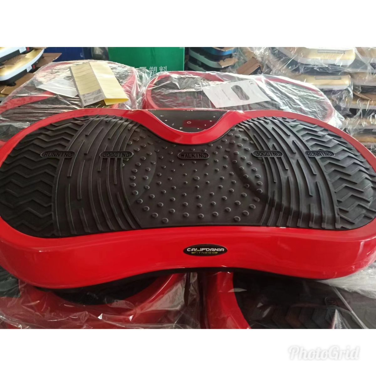 Ultra-Thin Bluetooth Vibration Platform Massager (California Fitness) Blood Circulation, Calories Burner, Weight Loss
