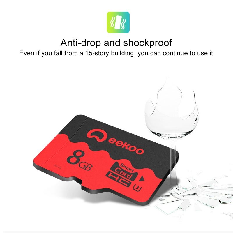 Eekoo 8GB CLASS 10 TF(Micro SD) Memory Card, Flagship Version