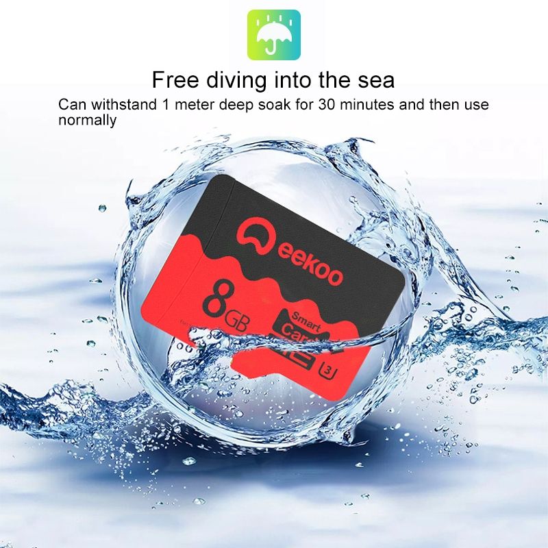 Eekoo 8GB CLASS 10 TF(Micro SD) Memory Card, Flagship Version