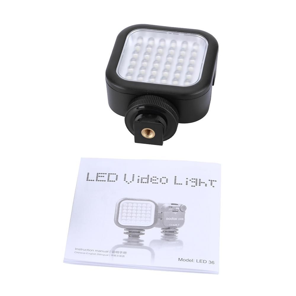 Video Light 36 LED Lights for DSLR Camera Camcorder mini DVR